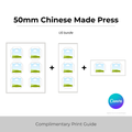 50mm Enters Magnet Press | Canva Template